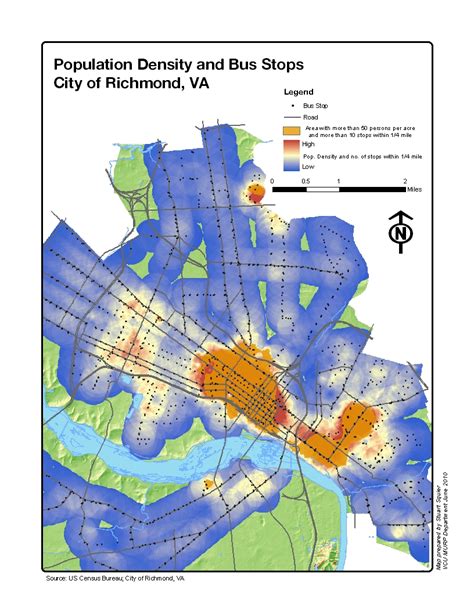 Population Density And Bus Stops Chpn