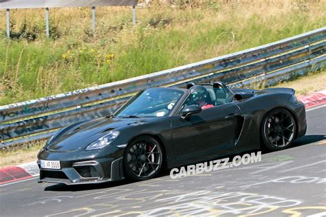 Porsche 718 Rs Spyder Spotted Completely Naked Before Its Unveiling