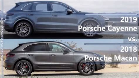 Porsche Macan Vs Cayenne Size Dimensions Height Width Length Suvcult
