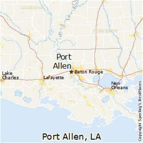 Port Allen Louisiana Zip Code United States