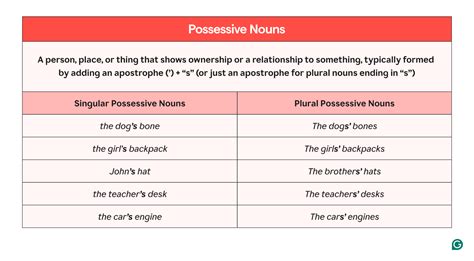 Possessive Nouns How To Use Them With Examples Grammarly