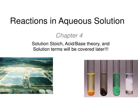 Ppt Aqueous Solution Reactions Quick Review Terms Powerpoint