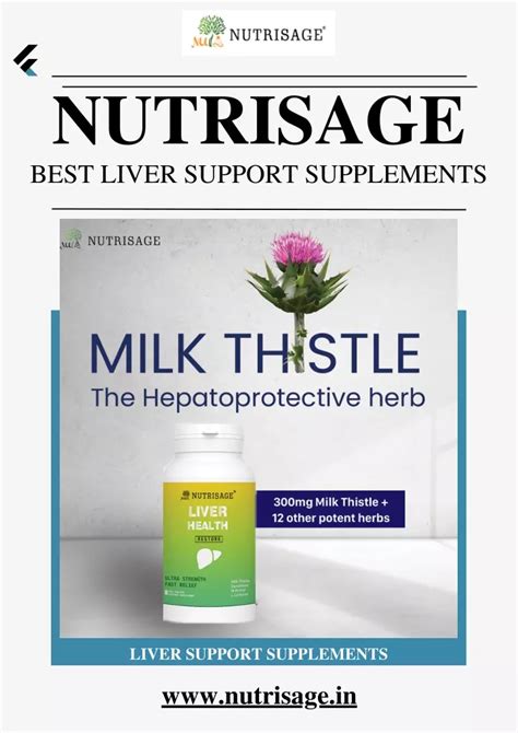 Ppt Best Liver Detox Supplement For Fatty Liver Nutrisage