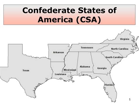 Ppt Confederate States Of America Csa Powerpoint Presentation Free Download Id 3193854