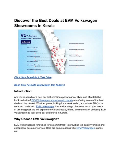 Ppt Discover The Best Deals At Evm Volkswagen Showrooms In Kerala