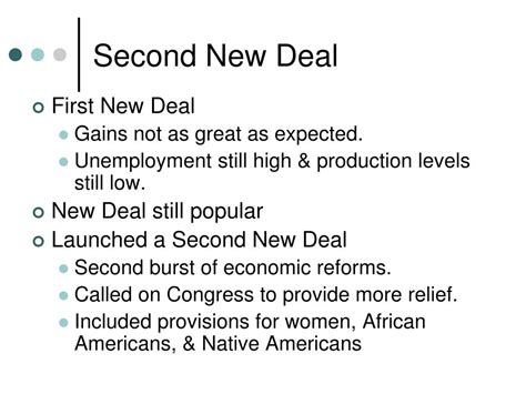 Ppt Fdr And The Second New Deal Powerpoint Presentation Free