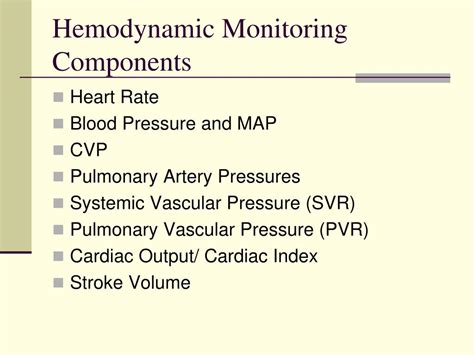Ppt Hemodynamic Monitoring Powerpoint Presentation Id 5715167