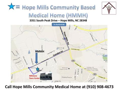 Ppt Hope Mills Community Based Medical Home Hmmh Powerpoint