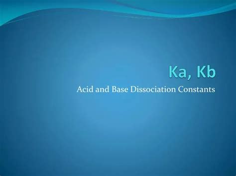 Ppt Ka Kb Powerpoint Presentation Free Download Id 3060507