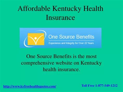 Ppt Kentucky Health Insurance One Source Benefits Powerpoint