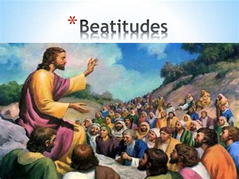 Ppt Lessons Jesus Taught On The Mount Of Beatitudes Powerpoint