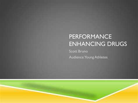 Ppt Performance Enhancing Drugs Powerpoint Presentation Free