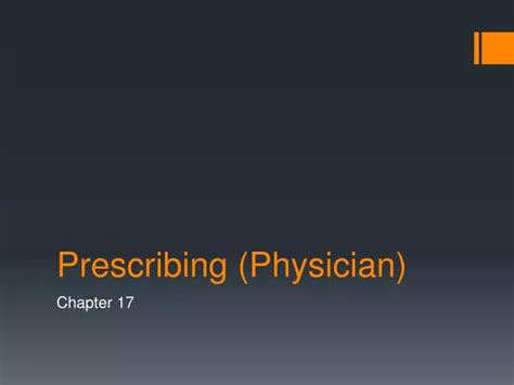 Ppt Prescribing Physician Powerpoint Presentation Free Download