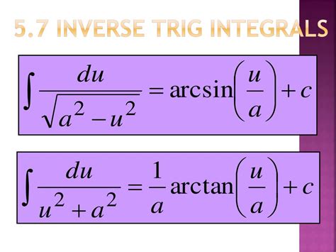 Ppt Solving Inverse Trigonometric Integrals With Examples Powerpoint Ppt Solving Inverse Trigonometric Integrals With Examples Powerpoint