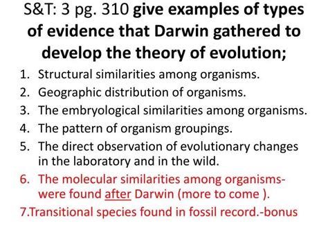 Ppt Structural Similarities Among Organisms Geographic Distribution