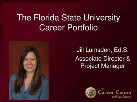 Ppt The Florida State University Career Portfolio Powerpoint Ppt The Florida State University Career Portfolio Powerpoint