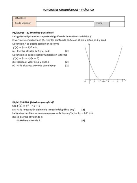 Pr Ctica 6 Funciones Pdf Funci N Matem Ticas Matem Ticas