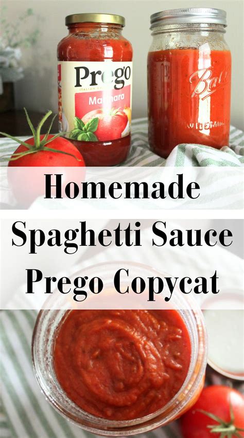 Prego Spaghetti Sauce Homemade Copycat Recipe Fork To Spoon