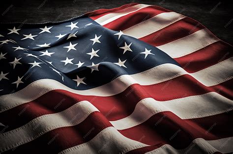 Premium Ai Image American Flag Of United States Of America