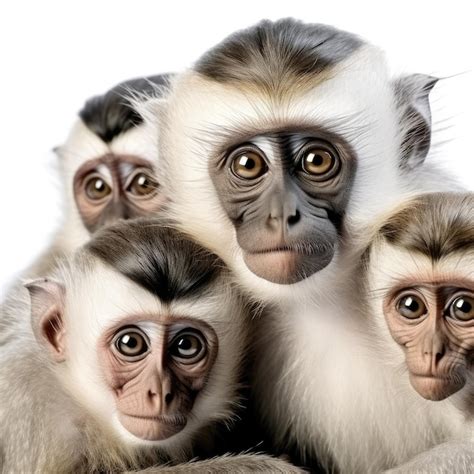 Premium Ai Image Collection Of Group Of Monkey Family With Baby Premium Ai Image Collection Of Group Of Monkey Family With Baby