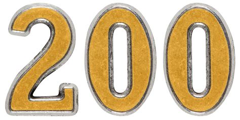 Premium Photo Metal Numeral 200 Two Hundred Isolated On White Background Premium Photo Metal Numeral 200 Two Hundred Isolated On White Background