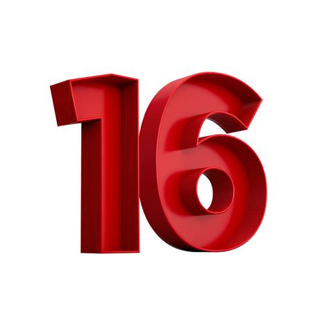 Premium Photo Number 16 Premium Photo Number 16