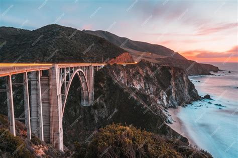 Premium Photo Scenic View Of The Bixby Creek Bridge On The Big Sur