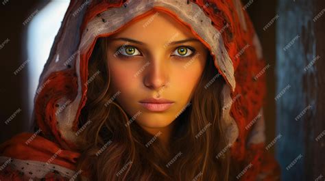 Premium Photo Turning Tides Of Beauty A Captivating Portrait Of A Girl Turning Around