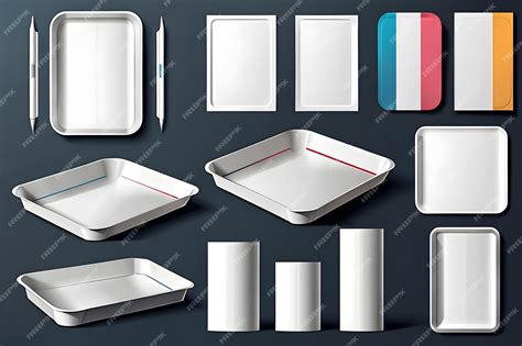 Premium Vector Empty Disposable Paper Fast Food Tray Premium Vector Empty Disposable Paper Fast Food Tray