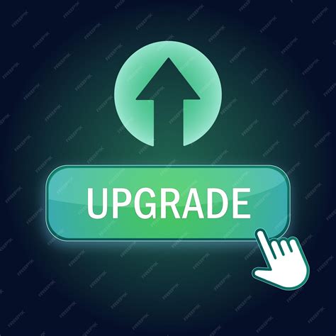 Premium Vector Upgrade Button