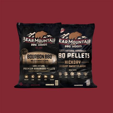 Premium Wood Pellets For Smokers And Grills Bear Mountain Bbq Woods