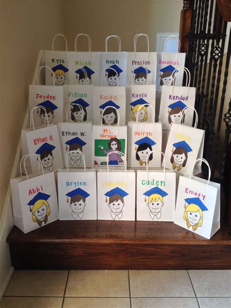Preschool Graduation Goodie Bag Ideas Free Printable Templates