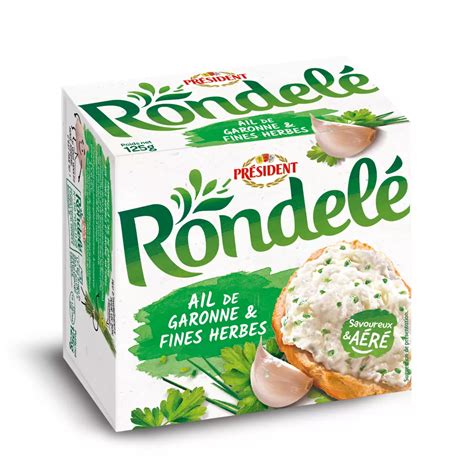 President Rondele Spreadable Cheese With Garlic And Herbs 125G Price In President Rondele Spreadable Cheese With Garlic And Herbs 125G Price In