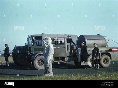 Prestwick Airfield Scotland 1944 A Royal Air Force Anti Fire Bowser