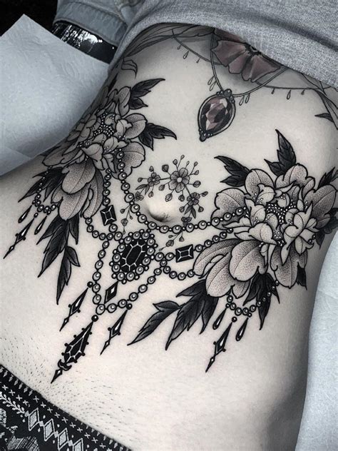 Pretty Stomach Tattoos