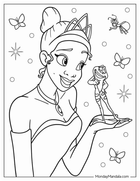 Princess And The Frog Coloring Page
