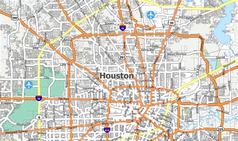 Printable Houston Map