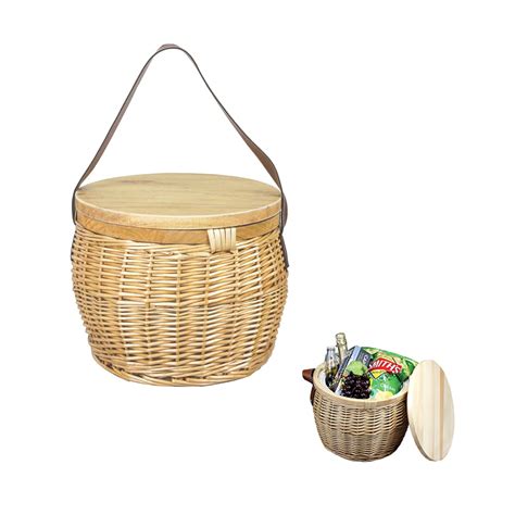 Promotional Portofino Wicker Cooler Baskets Bulk Branded In Australia