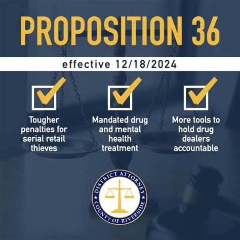 Prop 36 Understanding The New California Laws On Drug And Theft Offenses Riverside County District Attorney Prop 36 Understanding The New California Laws On Drug And Theft Offenses Riverside County District Attorney