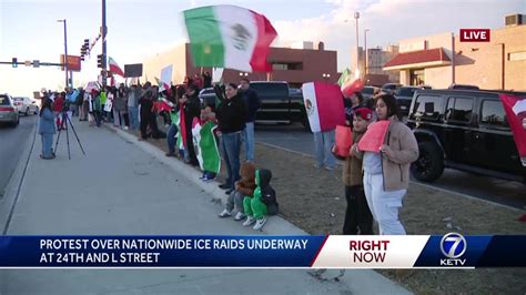 Protest In Omaha Over Nationwide Ice Raids Protest In Omaha Over Nationwide Ice Raids