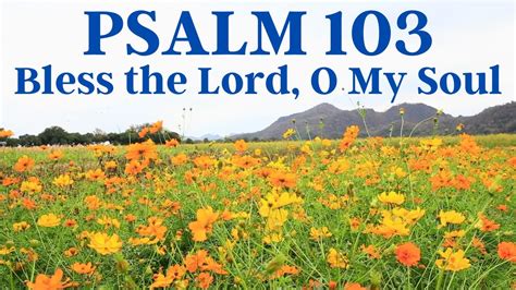 Psalm 103 Bless The Lord O My Soul Spoken With Words And Music