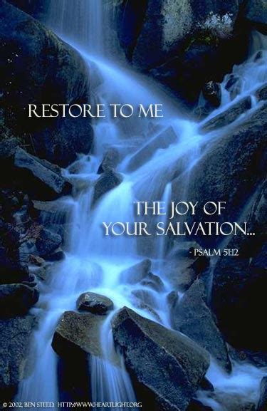 Psalm 51 12 Illustrated Salvation Restoration Heartlight Gallery
