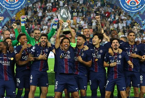 Psg Started The Super Cup Slowly As Spurs Scored First Through Van De Ven And Romero For Most Of The First Psg Started The Super Cup Slowly As Spurs Scored First Through Van De Ven And Romero For Most Of The First