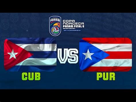 Puerto Rico Vs Cuba Dia 5 Seis Final Panamericano 2022 Youtube