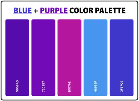 5 Blue Purple Hues