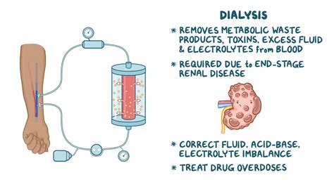 Purpose Of Dialysis Remove Waste Maintain Tolerable Levels Of Electrolytes Correct Acidosis Remove Excess Fluid Things To Know Hold Antihypertensives Vasodilators Or Sedative Prior To Hemodialysis
