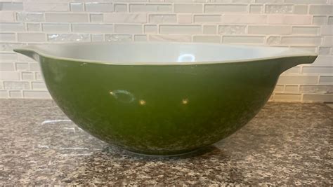 Pyrex Kitchen Pyrex Ribbed Green Tint 4 Quart Mixing Bowl Poshmark