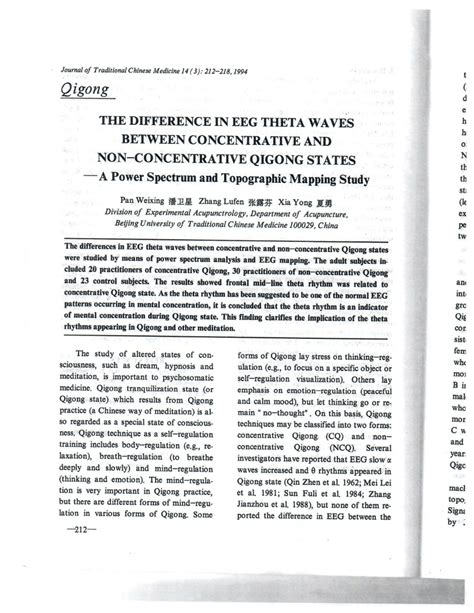 Qi Gong EEG: Unlocking Brainwave Harmony Through Ancient Practice