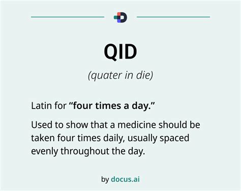 Qid Meaning Medical Qid Abbreviation Meaning