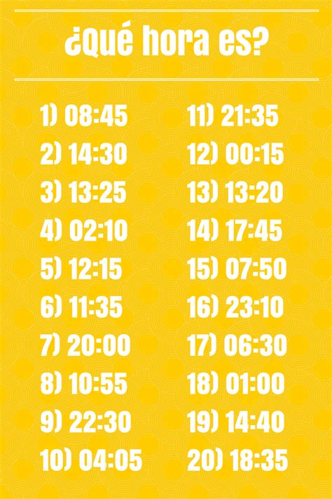 Qu Hora Son Las 19 Qu Hora Son Las 19